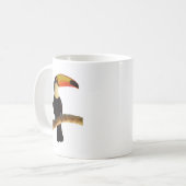 tukan exotischer Vogel der brasilianischen Fauna Kaffeetasse (Vorderseite Links)