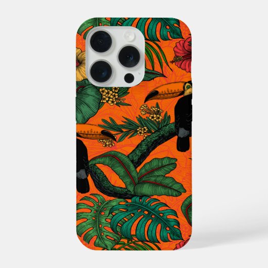 Tukan-Garten iPhone Hülle (Rückseite)