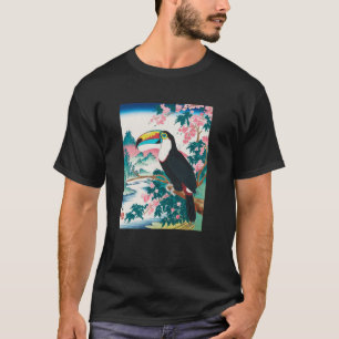 Tukan Japanische Kunst Kyosai Vintage Japan Kunstw T-Shirt