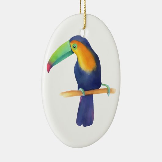 Tukan Keramik Ornament (Rechts)