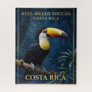 Tukan mit farbenfroher Schnabel Costa Rica Tierwel Puzzle