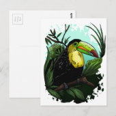Tukan Postkarte (Vorne/Hinten)