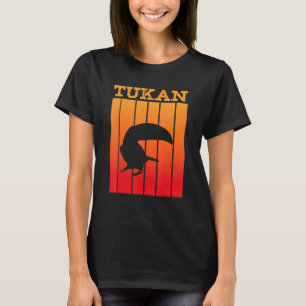 Tukan Shadow Silhouette bei Sonnenuntergang T-Shirt