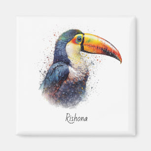 Tukan Tropical Splendor, individuell Magnet