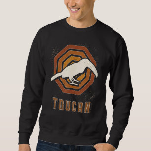 Tukan Vintage Retro Klassische Tierliebe Sweatshirt