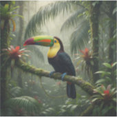Tukan-Vogel Aufkleber (Vorderseite)