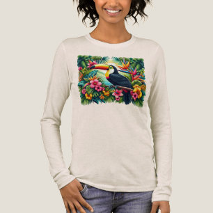 Tukan Vogel aus dem Dschungel/Regenwald Tri-Blend Shirt