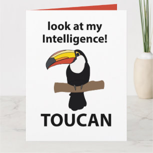Tukan Vogel Niedlich Lustig Karte
