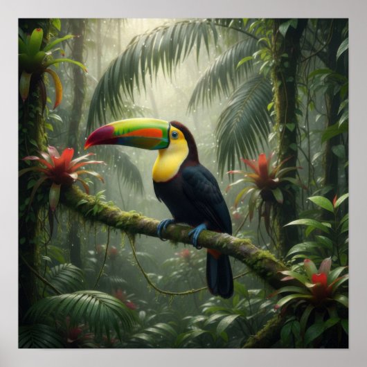 Tukan Vogel  Poster (Vorne)