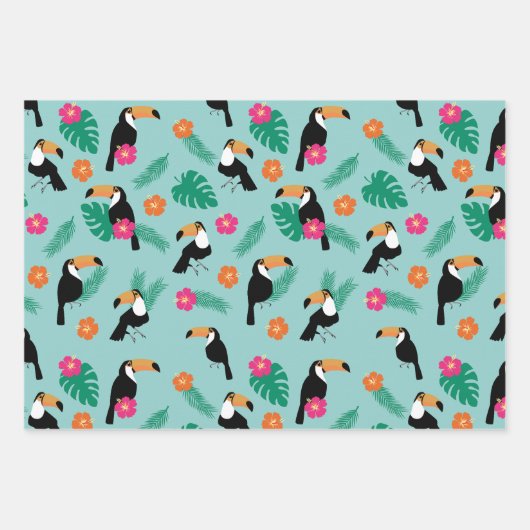 Tukane Geschenkpapier Set (Vorderseite 2)