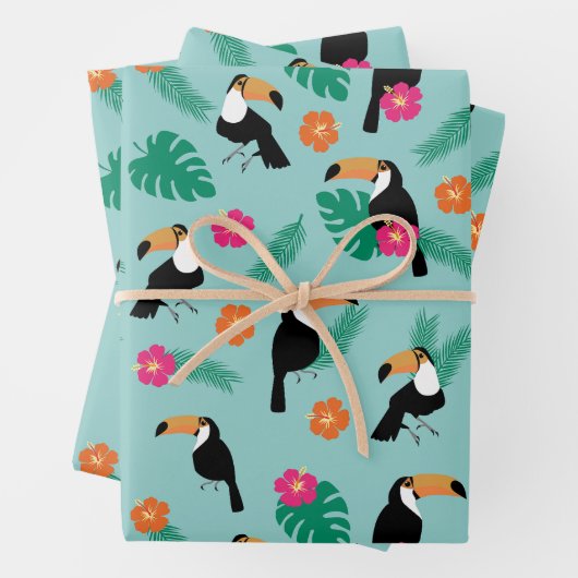 Tukane Geschenkpapier Set (Beispiel)