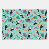 Tukane Geschenkpapier Set (Vorderseite)