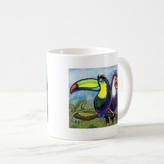 Tukane Kaffeetasse (VorderseiteRechts)