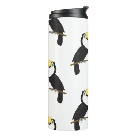 Tukane Thermosbecher (Nach links gedreht)