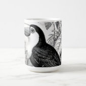 Tukane Urwald Laubwerk Gravur Kaffeetasse (Mittel)