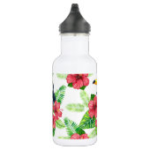 Tukanisches und tropisches Bouquet Edelstahlflasche (Rechts)
