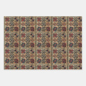 Tukano Inspiriert Basket Weave Muster Geschenkpapier Set (Vorderseite 2)