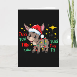 Tuki Tuki Esel Tis The Season Mexicanisch Spanisch Karte