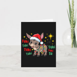Tuki Tuki Esel Tis The Season Mexicanisch Spanisch Karte