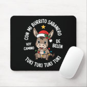 Tuki Tuki Santa Hat Spanish Mexican Christmas Swea Mousepad (Mit Mouse)