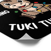 Tuki Tuki Santa Hat Spanish Mexican Christmas Swea Poster (Ecke)