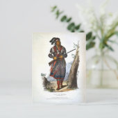 Tuko-See Mathla A Seminole Chief Postkarte (Stehend Vorderseite)