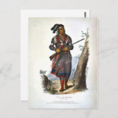 Tuko-See Mathla A Seminole Chief Postkarte (Vorne/Hinten)
