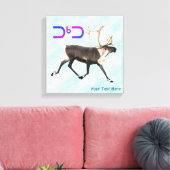 Tuktu - Karibik im Schnee Leinwanddruck (Insitu (Wohnzimmer))