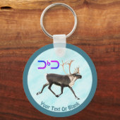 Tuktu - Karibik im Schnee Schlüsselanhänger (Vorderseite)