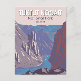 Tuktut Nogait Nationalpark Kanada Reisen Vintag Postkarte