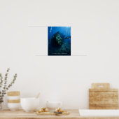 Tulamben Bali Schiffswrack Poster (Küche)