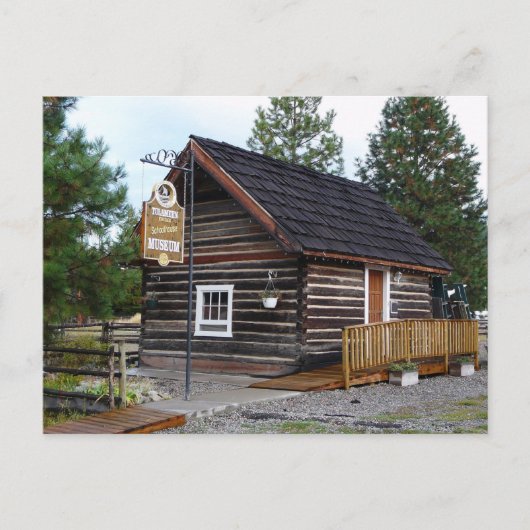 Tulameen BC Schoolhouse Museum Postkarte (Vorderseite)