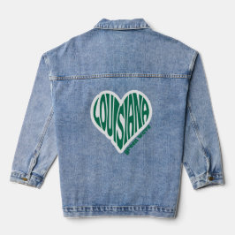 Tulane University Green Wave Denimjacke Jeansjacke