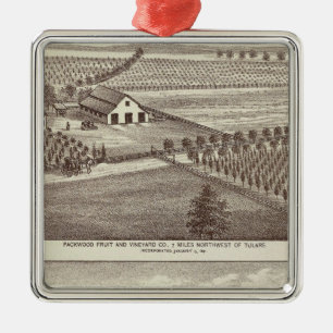 Tulare Bauernhöfe Ornament Aus Metall