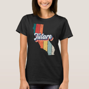 Tulare City Retro Vintages Heimat Kalifornien T-Shirt