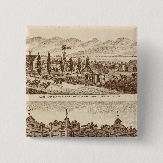 Tulare Co-Bank Button (Vorderseite)