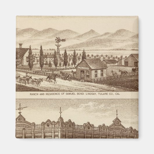 Tulare Co Bank Magnet (Vorne)