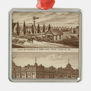Tulare Co Bank Ornament Aus Metall