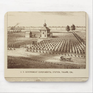 Tulare Co ranch, Bahnhof Mousepad