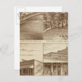 Tulare Co ranches, Büros Postkarte (Vorne/Hinten)