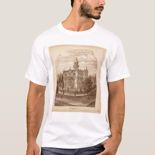 Tulare County Gerichtsgebäude T-Shirt (Vorderseite)
