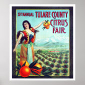 Tulare Landkreis Citrus Fair Poster (Vorne)