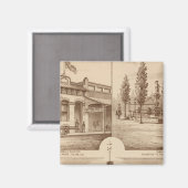 Tulare School, Kalifornien Magnet (Vorderseite/Rückseite)