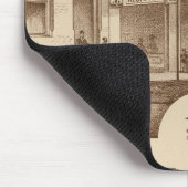 Tulare School, Kalifornien Mousepad (Ecke)