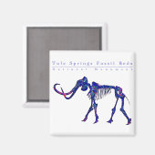 Tule Quellen Fossilienbetten Nationaldenkmal Magnet (Vorderseite/Rückseite)