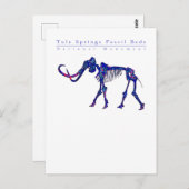 Tule Springs Fossile Betten: Alle Gewinne gespende Postkarte (Vorne/Hinten)