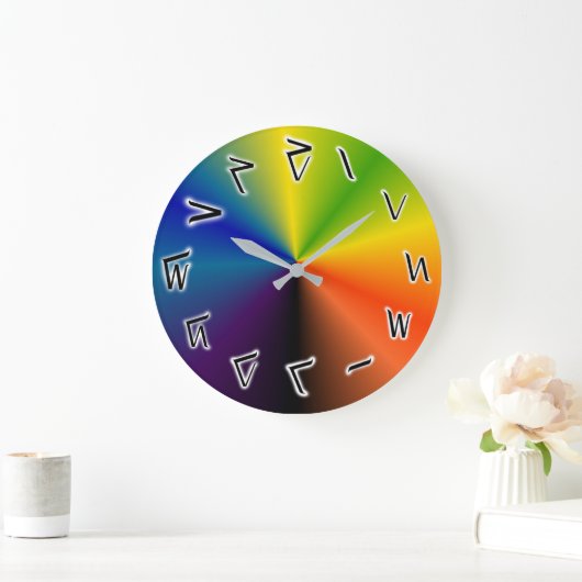 Tulimaq Acrylic Wall Clock Große Wanduhr (Zuhause)