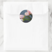 Tulip 3 runder aufkleber (Tasche)