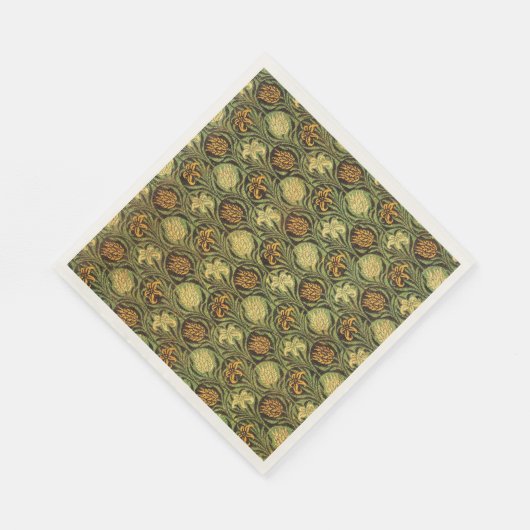 Tulip and Lily, famous pattern, Serviette (Ecke)