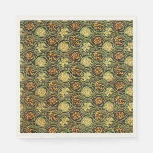 Tulip and Lily, famous pattern, Serviette (Vorderseite)